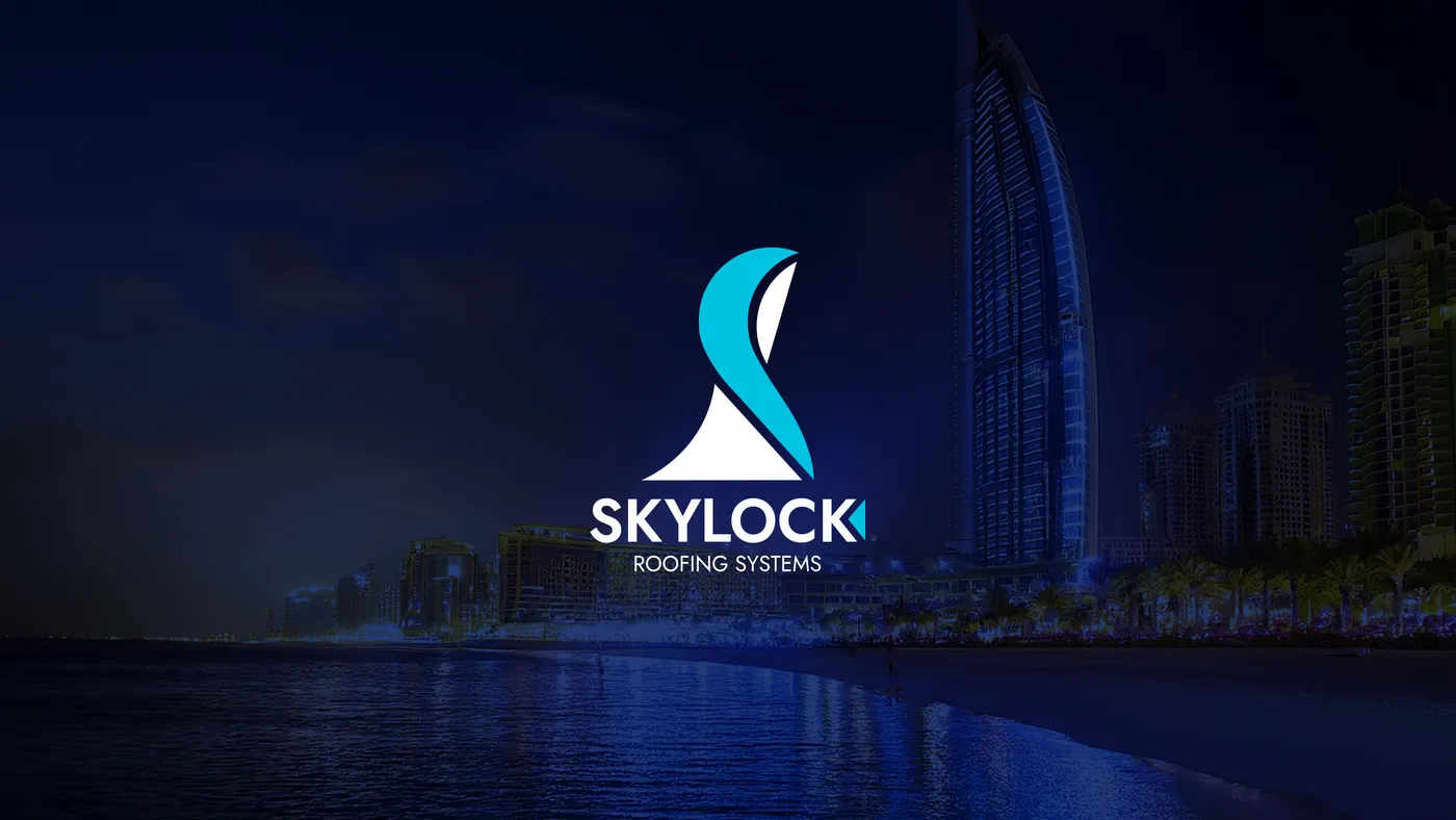 Dubai merkezli çatı ve cephe kaplama sistemleri markası Skylock için hazırladığım logo tasarımı