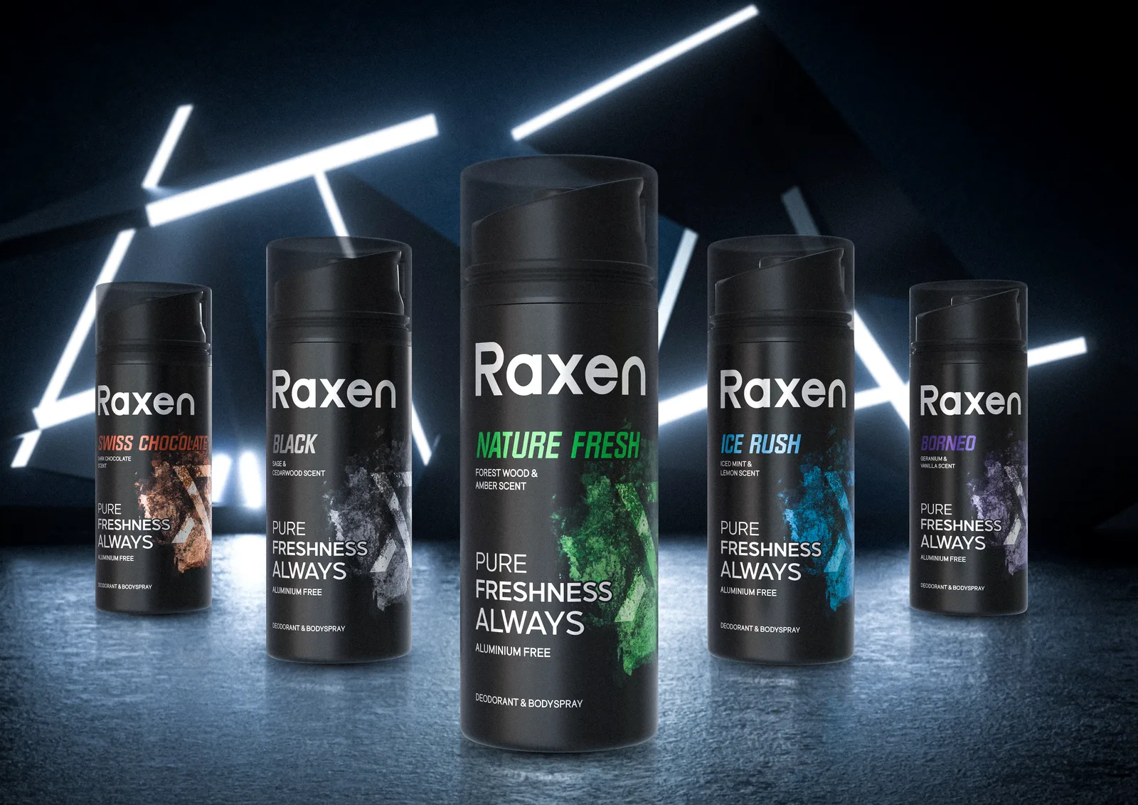 RAXEN LOGO VE AMBALAJ TASARIMI